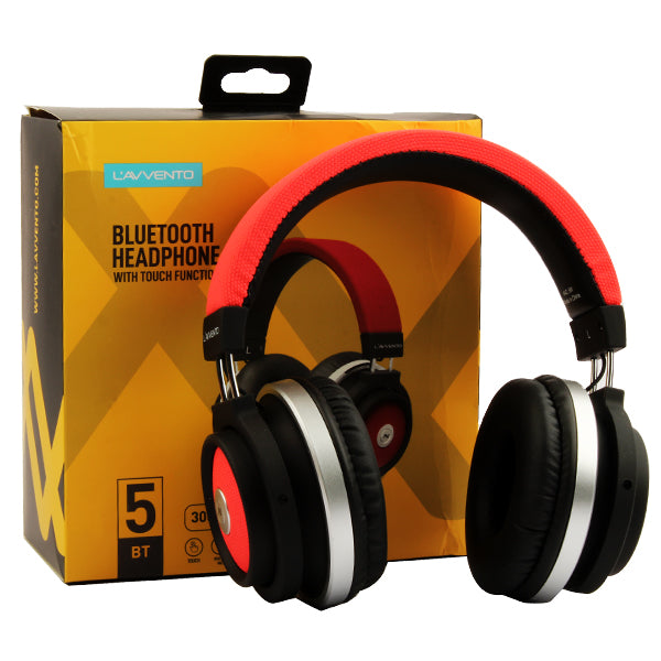 L'avvento Wireless Headphone, Bluetooth 5.0 Headphone - Red