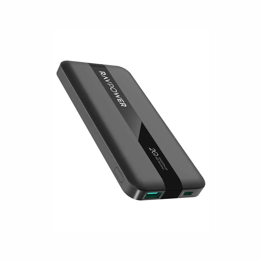 Ravpower PD20W 10000mAh 2-Port power bank Black