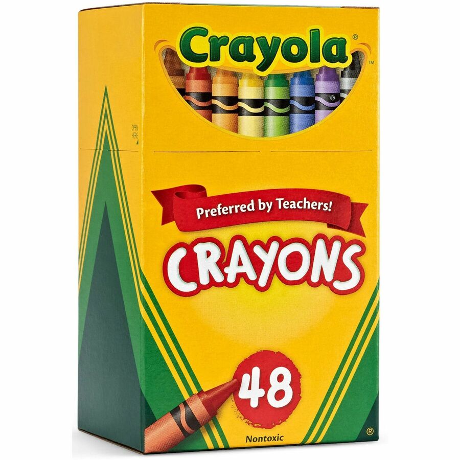 Crayola 48 Crayons, Tuck Box - Assorted Colors