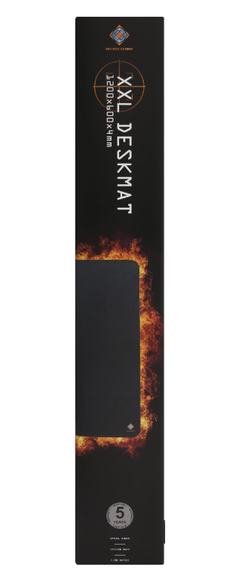 DELTACO GAMING DMP440 XXL DESKMAT,
1200x600x4mm, stitched edges - Black