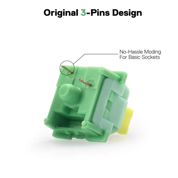 مفاتيح ميكانيكية Redragon BULLET-QT (عدد 24 مفتاحًا)