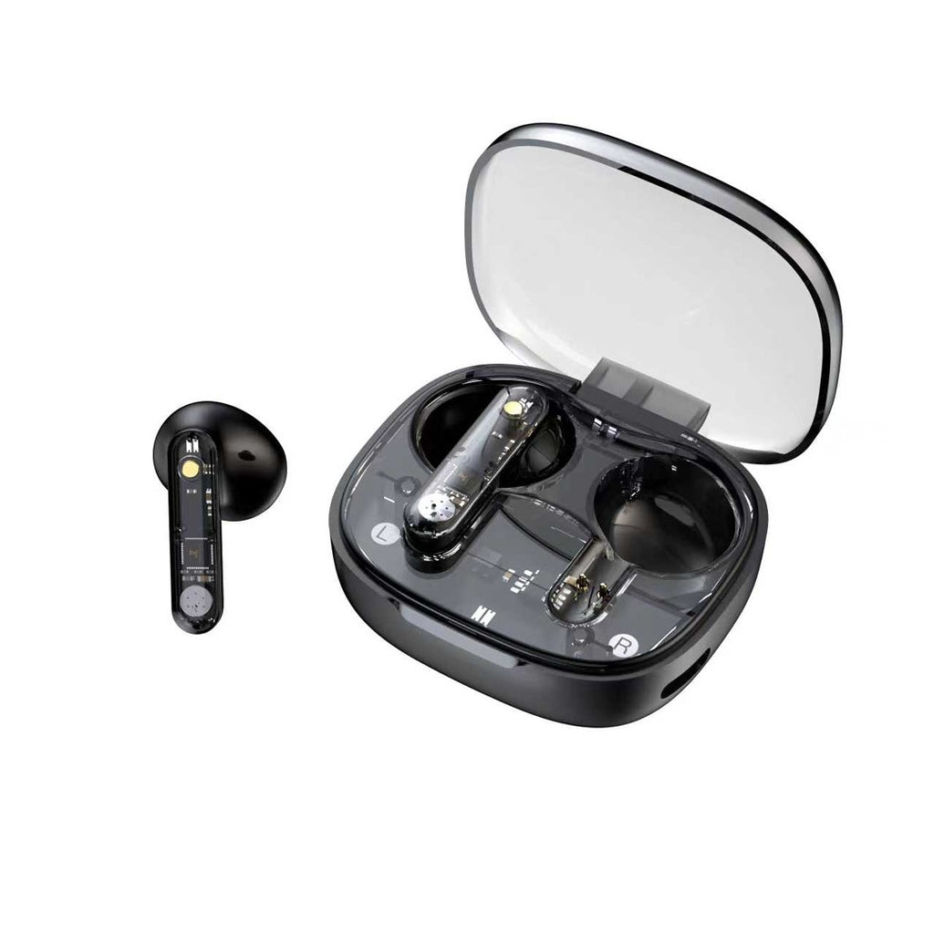 Green Lion Transparent Pro Wireless Earbuds BLK