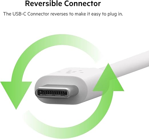 بيلكين - شاحن حائط 20W PPS USB-C - مع كابل 1م PVC C-LTG - أبيض