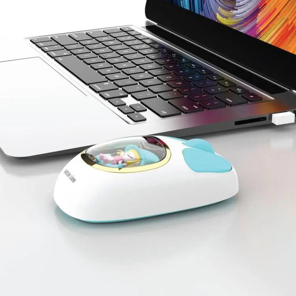 Green Lion Moosh Wireless Mouse WHT