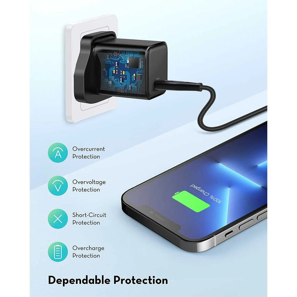 RavPower RP-PC169 PD Pioneer 30W Wall Charger Black