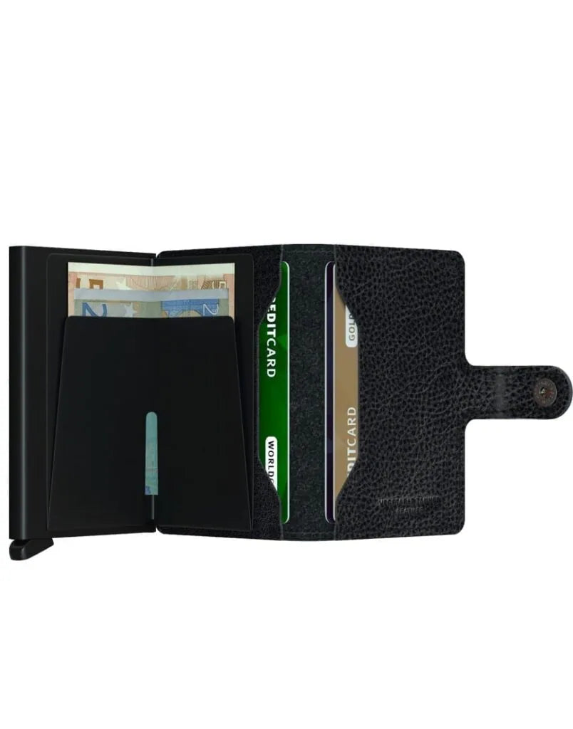 Secrid Miniwallet Vegetable Tanned Black-Black