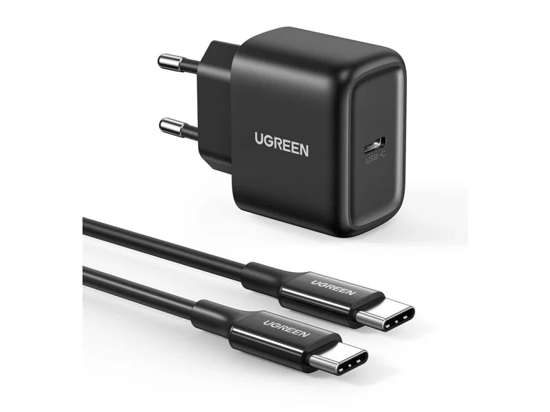 شاحن سريع UGREEN PD بقوة 25 واط + كابل USB - بريطانيا