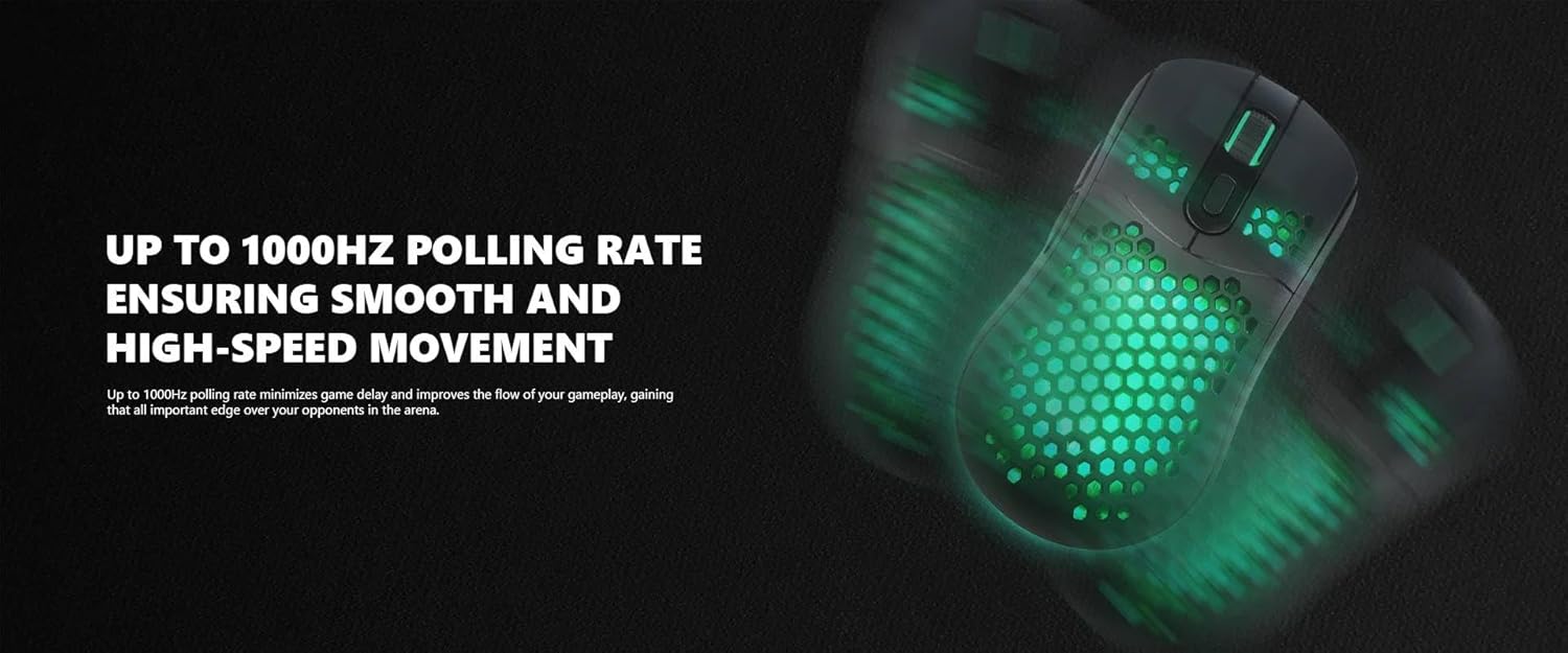MARVO G925 Gaming Mouse with Honeycomb Shell