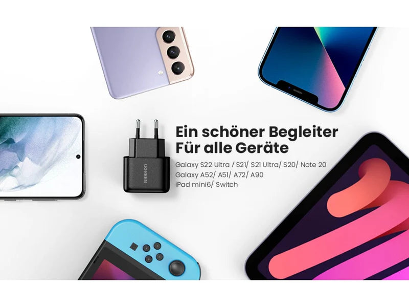 UGREEN PD Fast Charger 25W+USB Cable UK