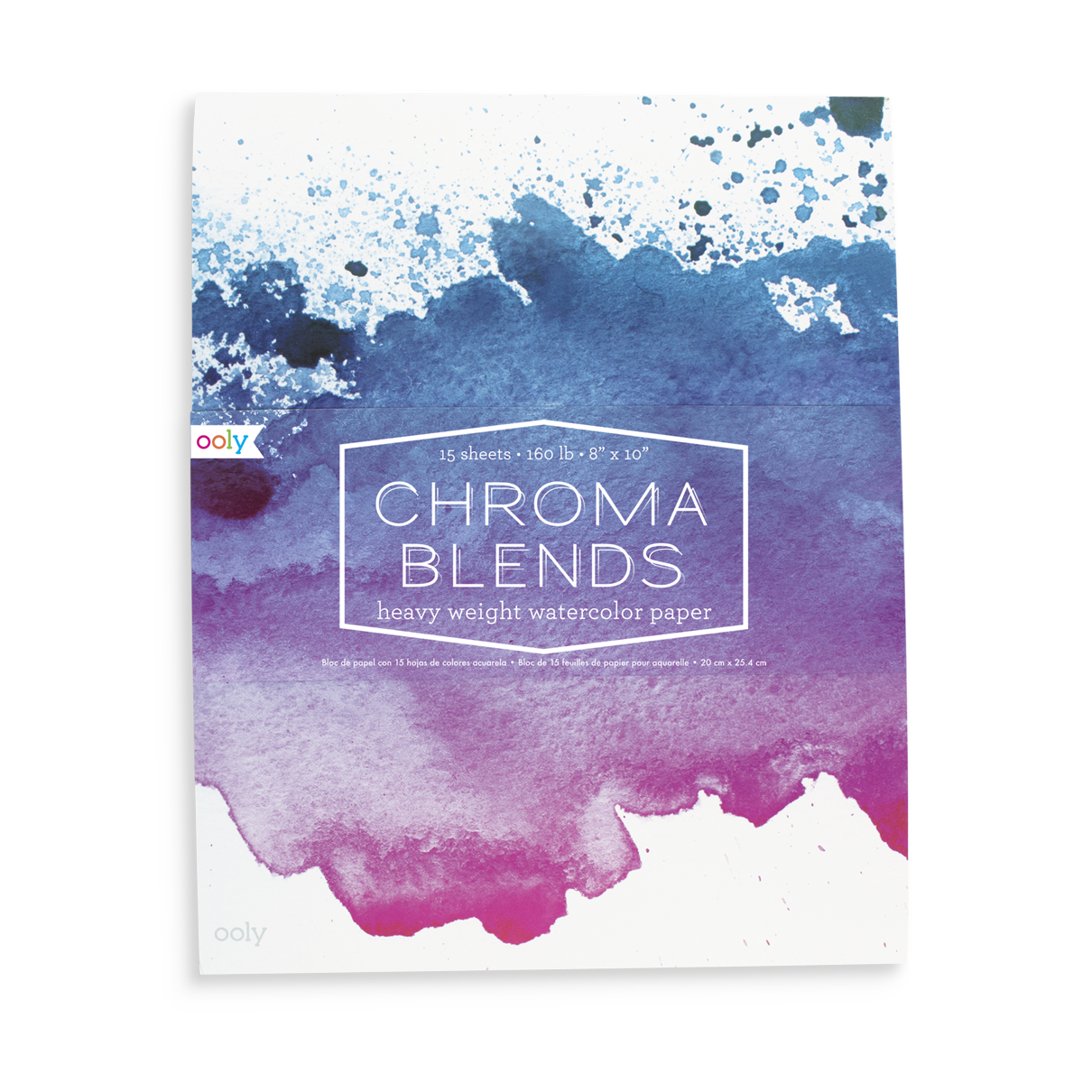 Ooly Chroma Blends Watercolor Pad 8 X 10