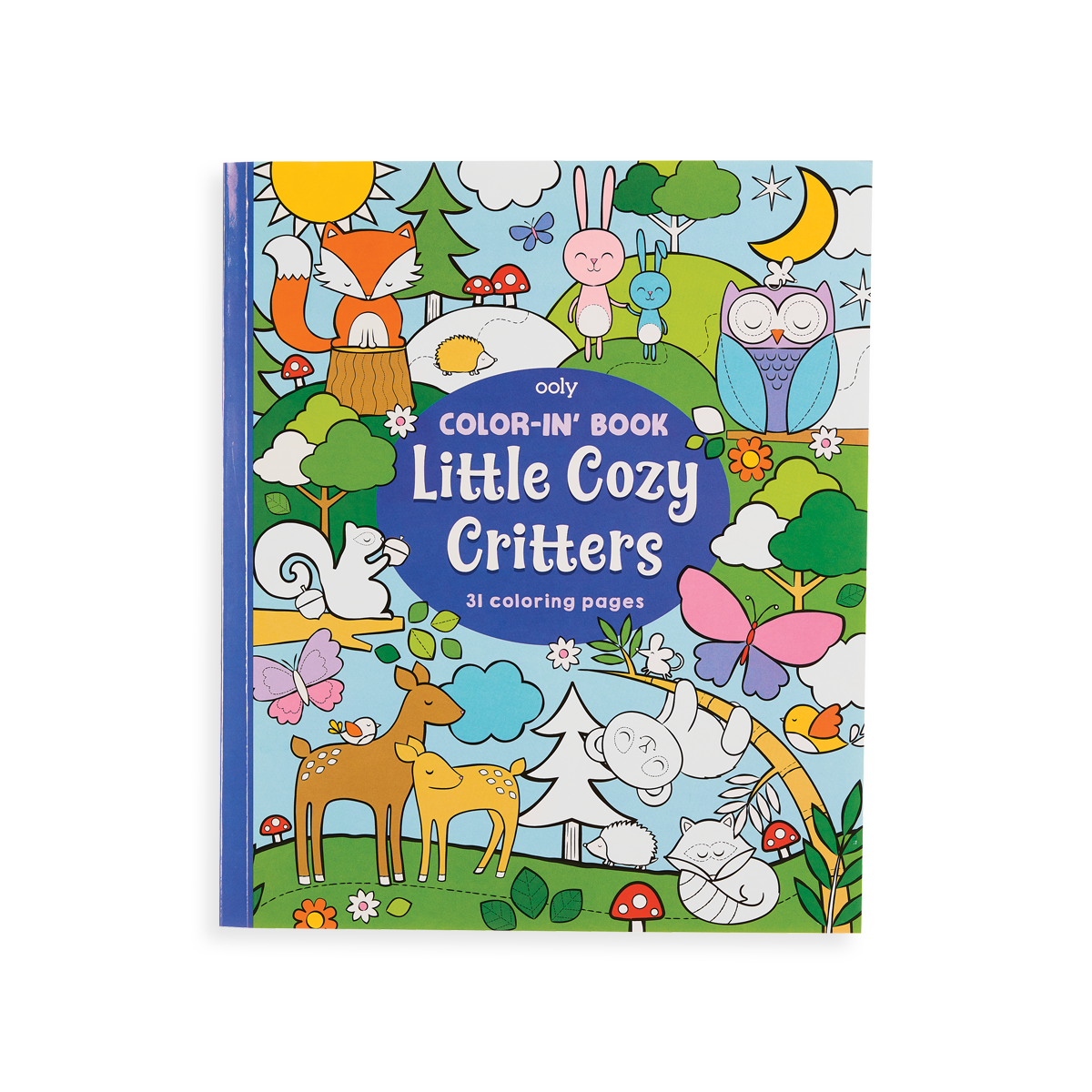 Ooly Color In Book: Little Cozy Critters 8 X 10