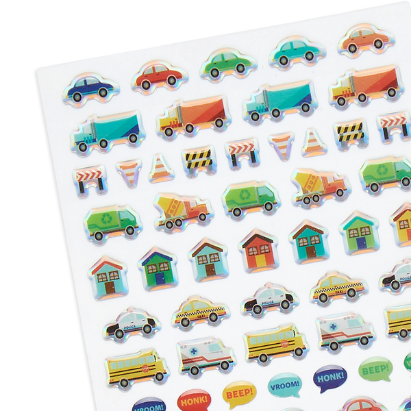 Ooly Stickiville Stickers: Workin Wheels Standard 1 Sheet