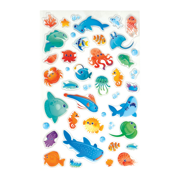 Ooly Stickiville Stickers: Blue Ocean Standard 1 Sheet