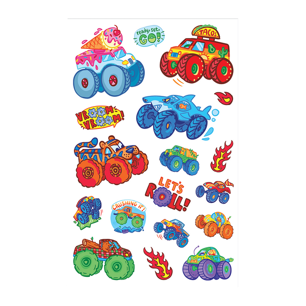 Ooly Stickiville Stickers: Monster Truck Standard 1 Sheet