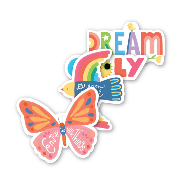Ooly Stickiville Stickers: Dream Vinyl Set Of 4