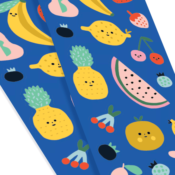 Ooly Stickiville Stickers X Suzy: Fruit Salad Skinny 2 Sheet