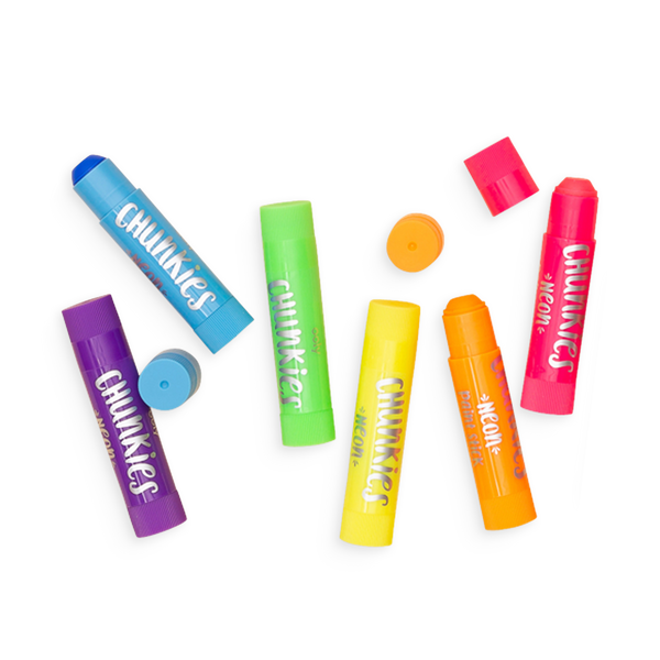 Ooly Chunkies Paint Sticks Neon Set Of 6