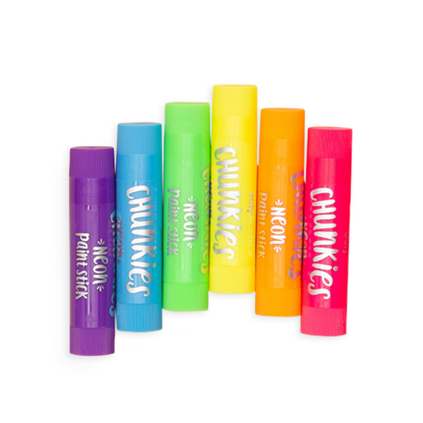 Ooly Chunkies Paint Sticks Neon Set Of 6