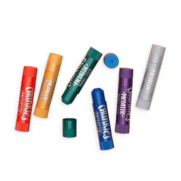 Ooly Chunkies Paint Sticks Metallic Set Of 6