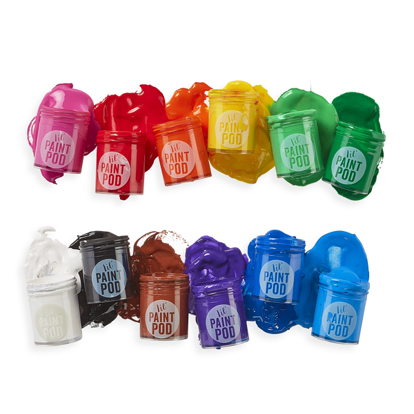 Ooly Lil Paint Pods Poster Paints Classic Colors 13 Pc Set