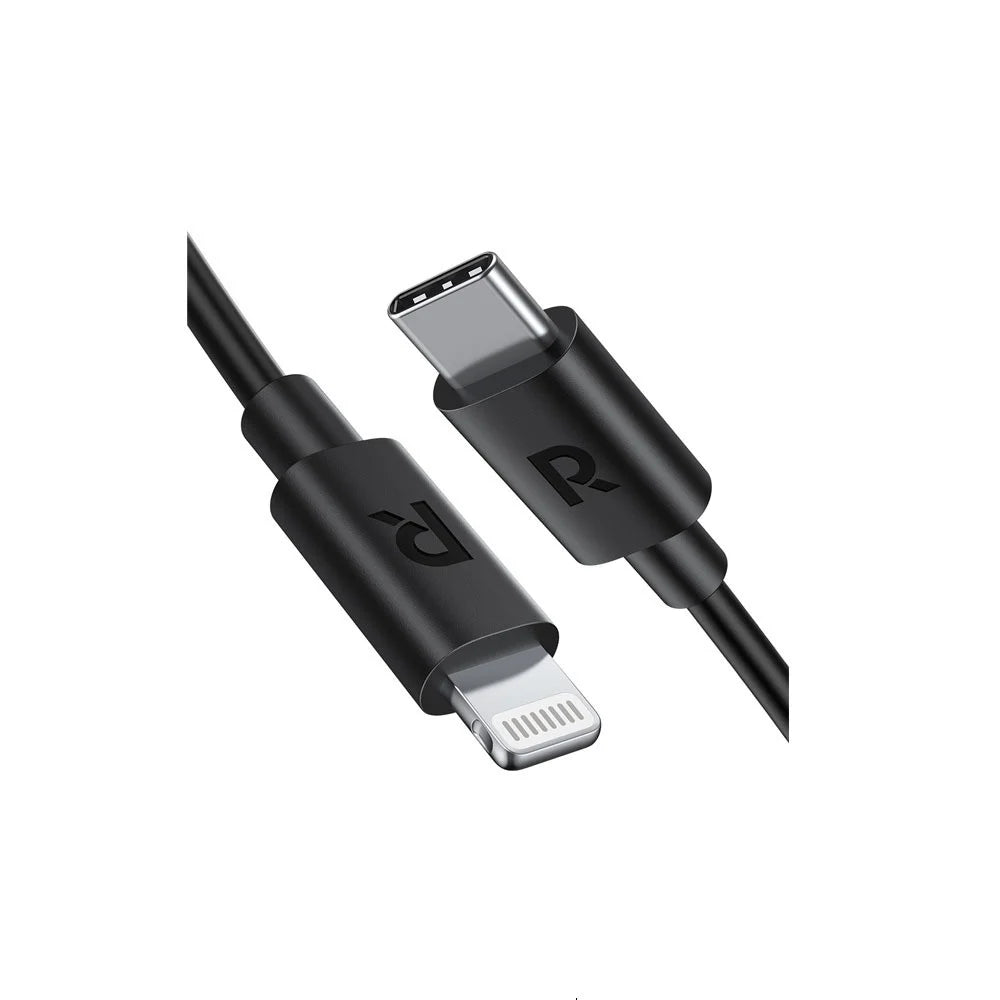 Ravpower RP-CB1020 TypeC-Lightning Cable 2m TPE Black