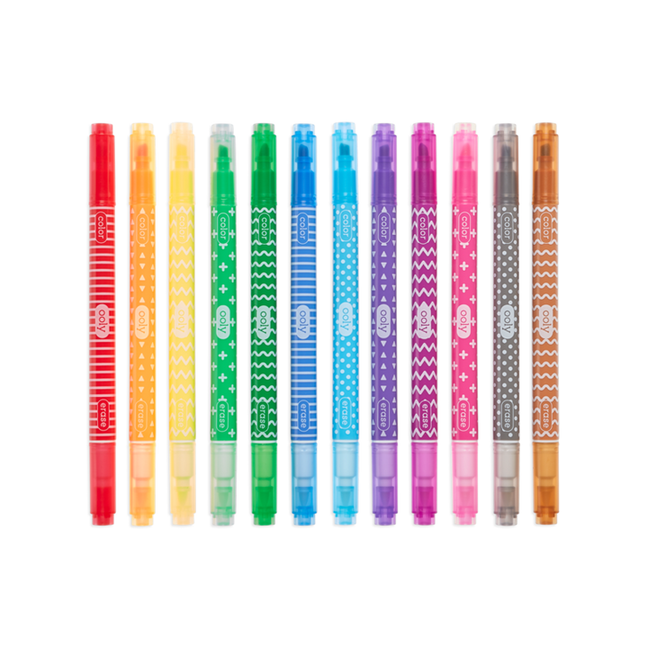 Ooly Make No Mistake Erasable Markers Set Of 12