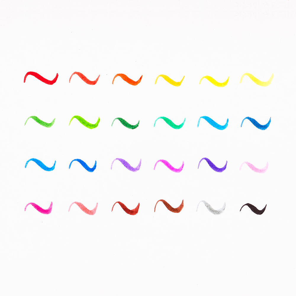 Ooly Brilliant Brush Markers Set Of 12