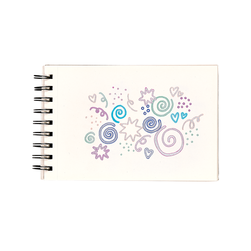 Ooly Silver Linings Outline Markers Set Of 6