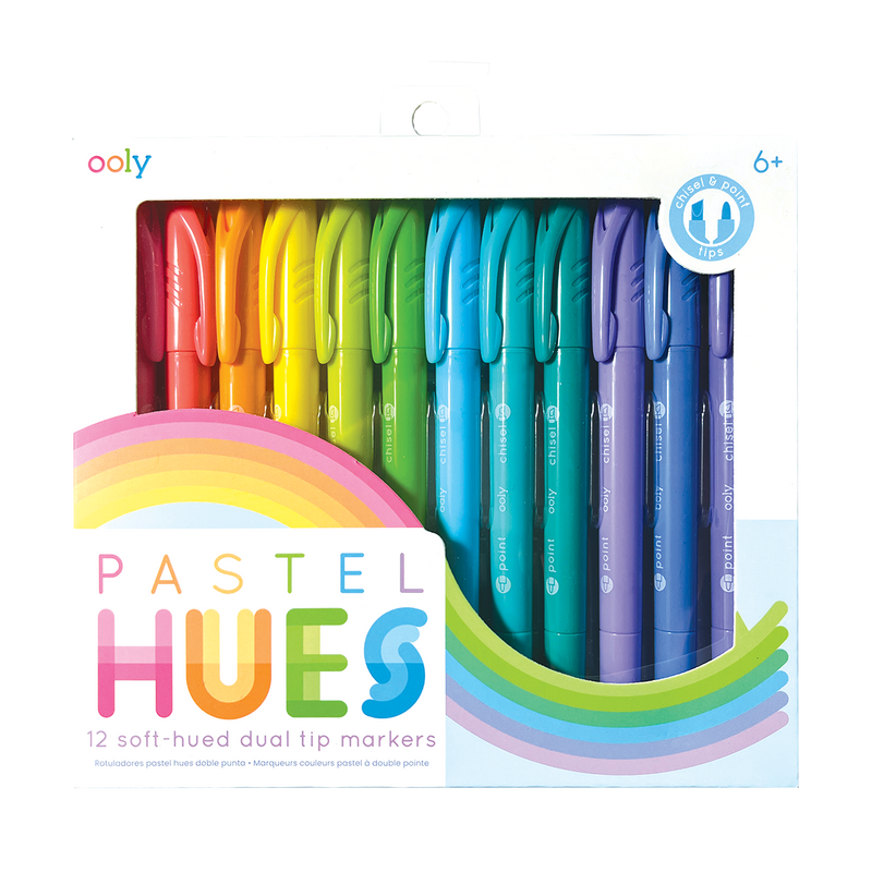Ooly Pastel Hues Markers Set Of 12
