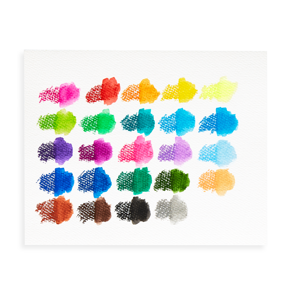 Ooly Smooth Stix Watercolor Gel Crayons 25 Pc Set