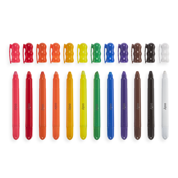 Ooly Rainy Dayz Crayons Set Of 12