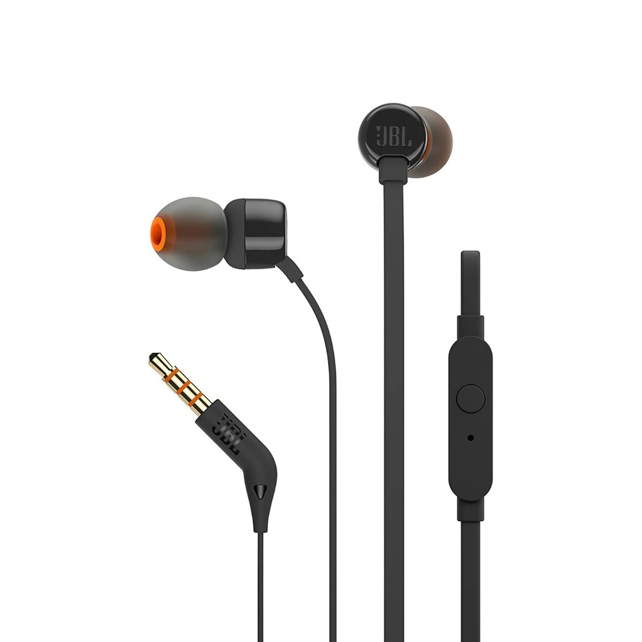 JBL In-Ear Headphones, Black - T110