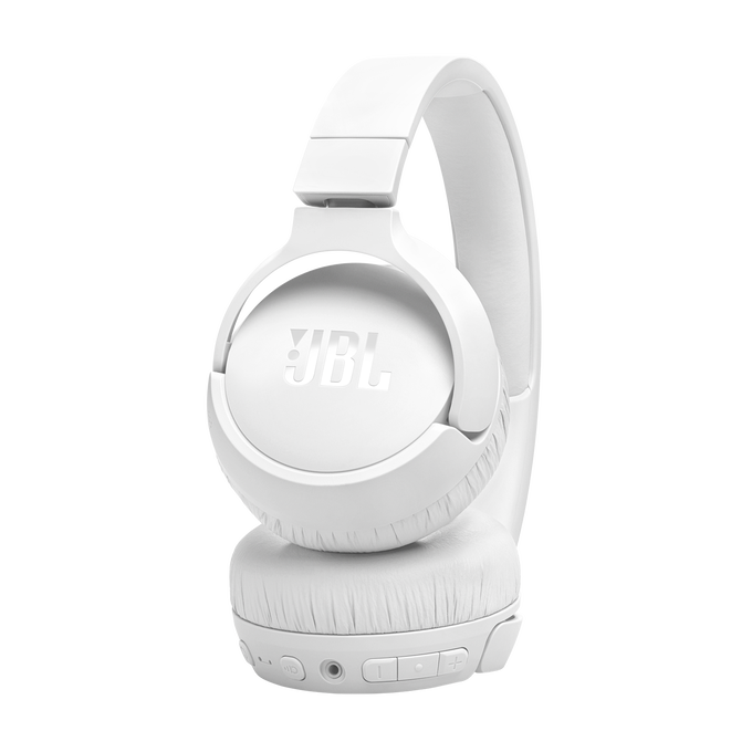 سماعات JBL Tune 670NC فوق الأذن بإلغاء الضوضاء - أبيض