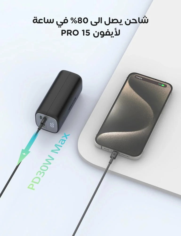 RAVPower PB208 Mini 14000mah PD30W Power Bank 2C1A