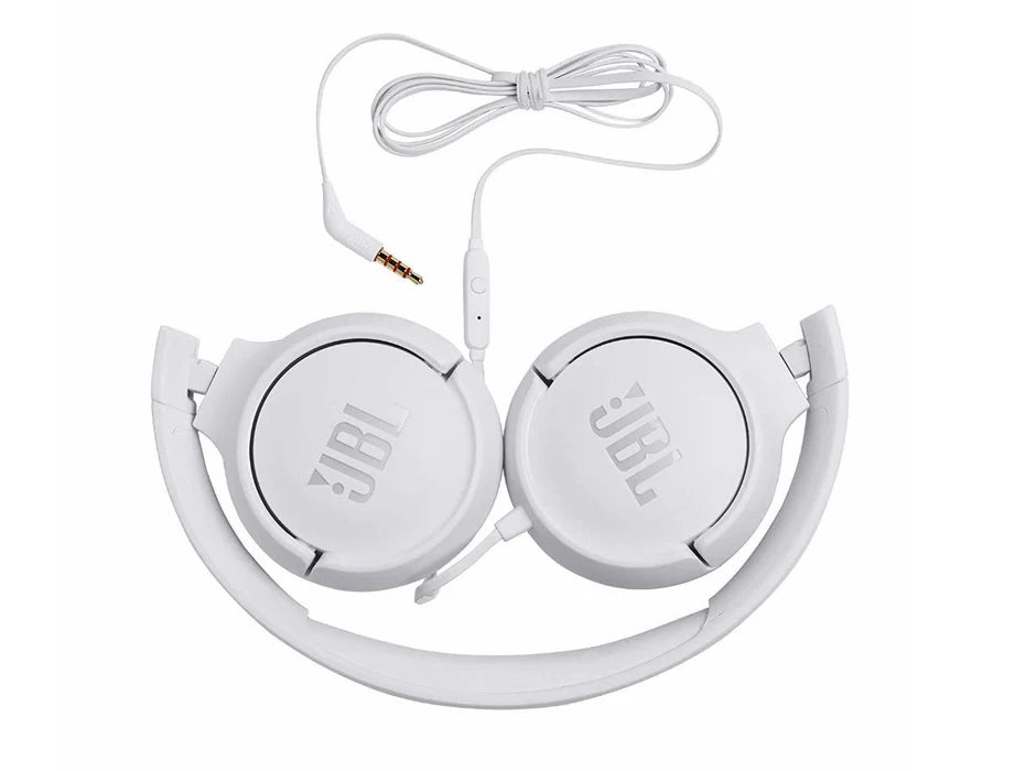 سماعات JBL TUNE 500 فوق الأذن - أبيض