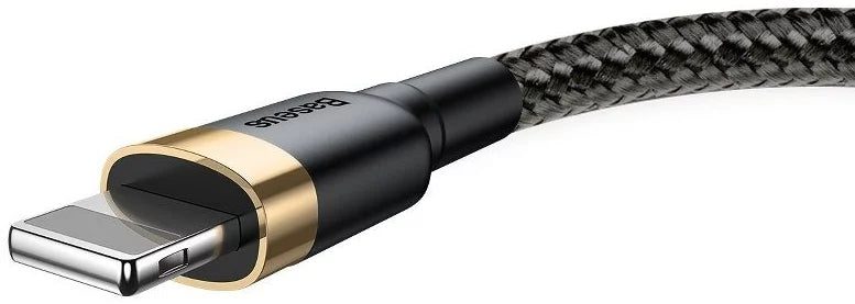 كابل باسياس كافول USB لـ Lightning 1.5A 2م ذهب + أسود
