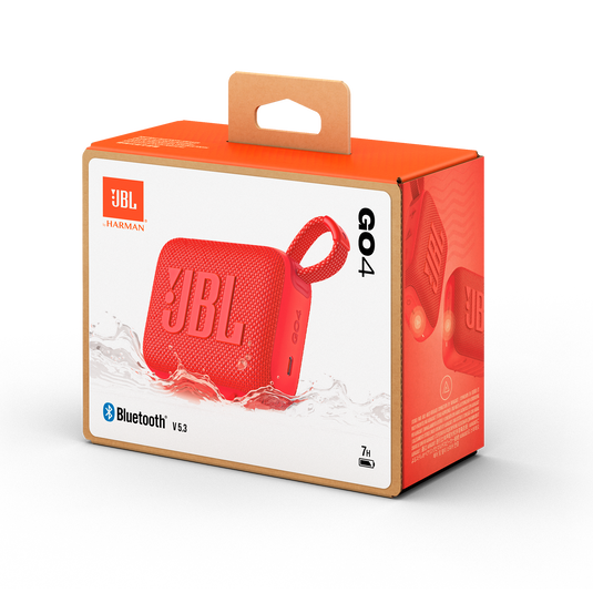 JBL GO4 Portable Bluetooth Speaker Red
