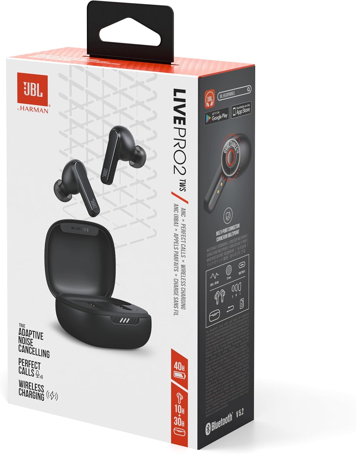 JBL Live Pro 2 TWS In-Ear True Wireless Earbuds Black