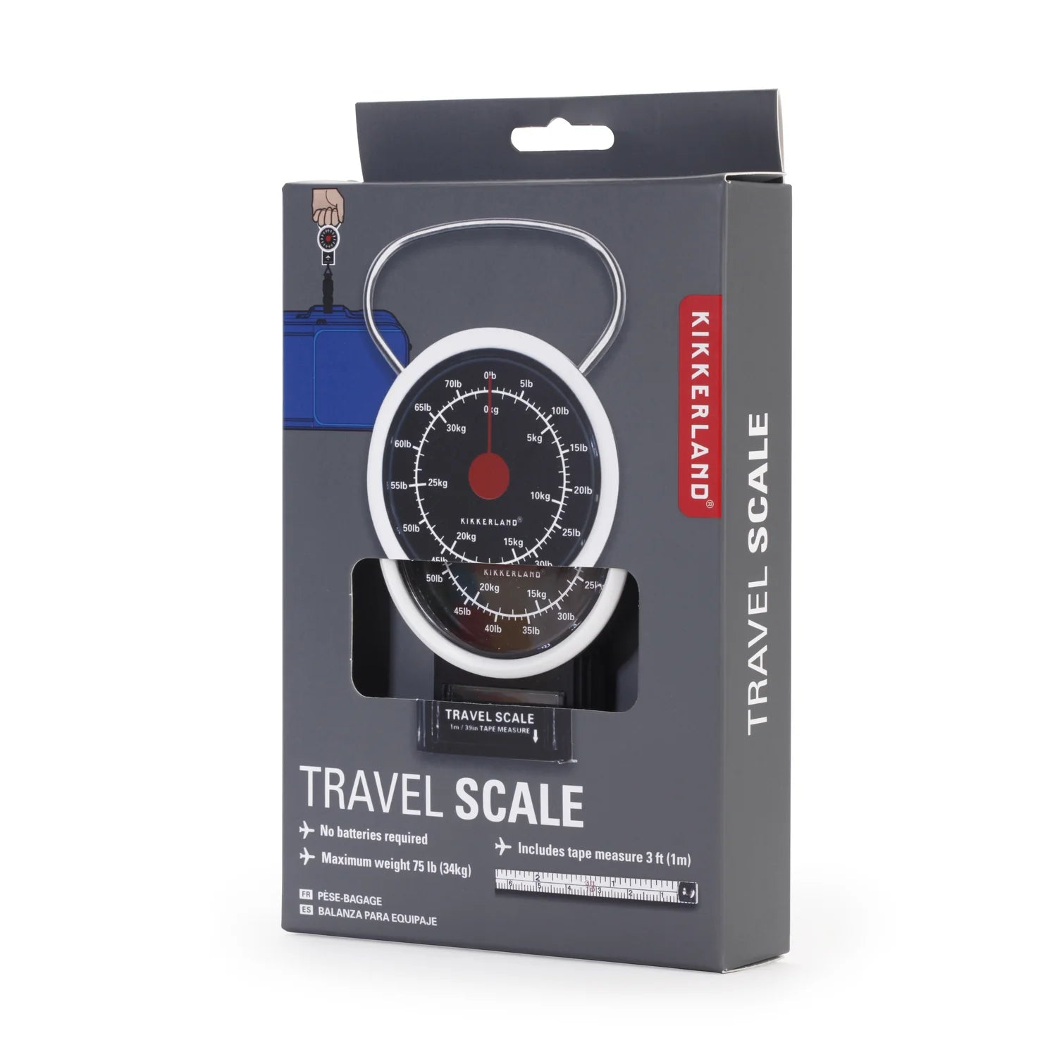 Kikkerland Travel Luggage Scale