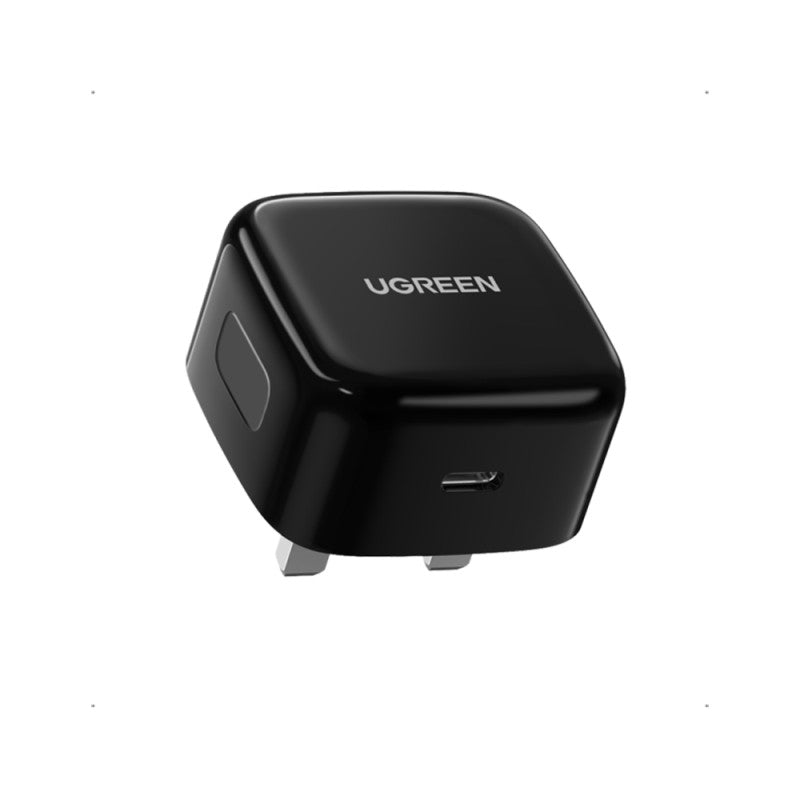 شاحن حائط UGREEN بمنفذ PD بقوة شحن سريع 20 واط | أسود
