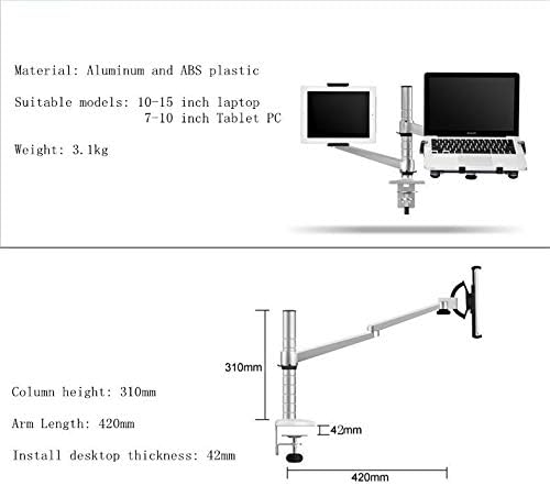 Twisted Minds DUAL DESKTOP MOUNT (LAPTOP+TABLET)