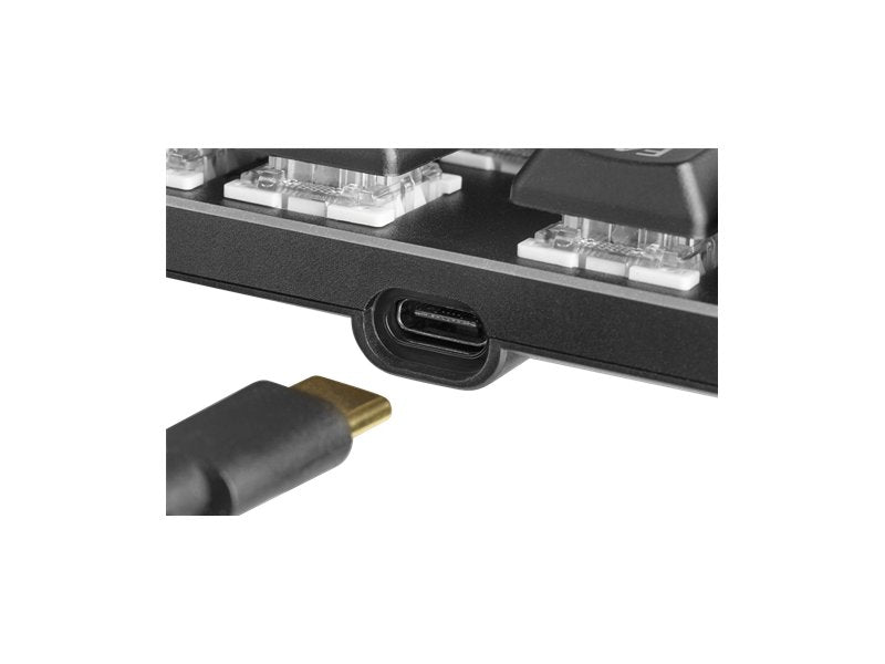 DELTACO GAMING KEYBOARD LOW PROFILE MECHANICAL, UK, RGB, BLACK