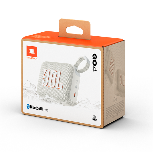 JBL GO4 Portable Bluetooth Speaker White