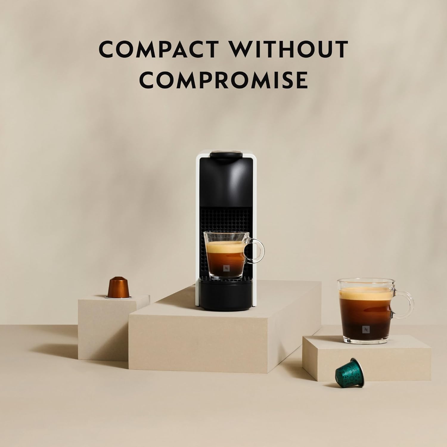 Nespresso OL Essenza Black + Aerocino Bundle