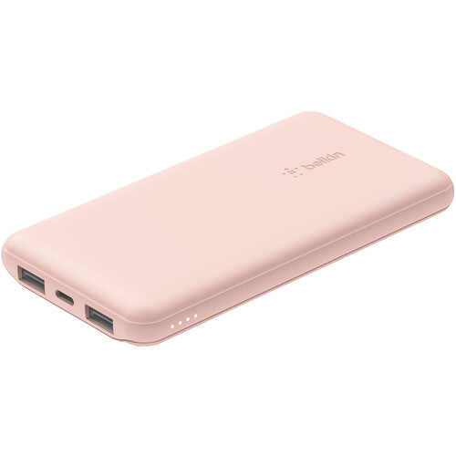 BELKIN PB 10K BOOST CHARGE 15W USBC DUAL 12WX2 USBA ROSEGOLD