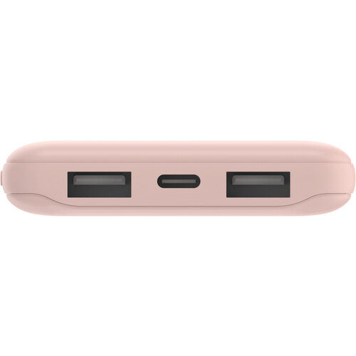 BELKIN PB 10K BOOST CHARGE 15W USBC DUAL 12WX2 USBA ROSEGOLD