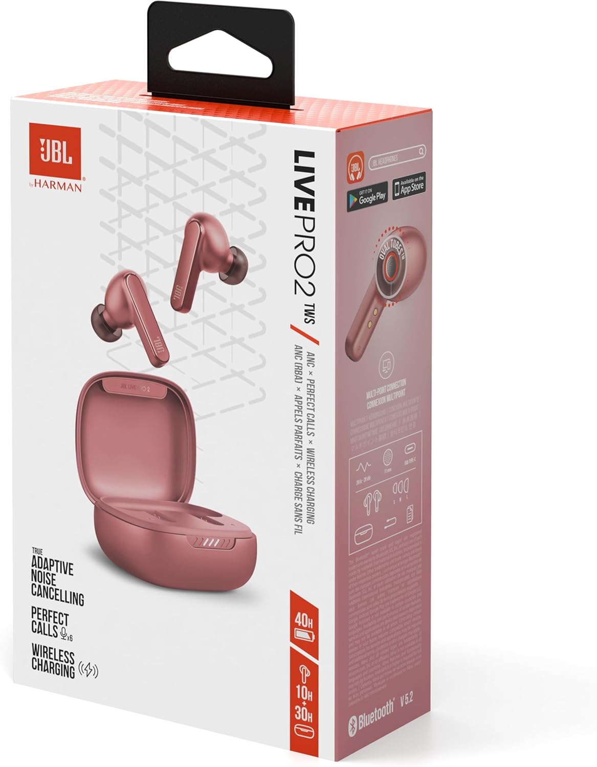 JBL Live Pro 2 TWS In-Ear True Wireless Earbuds Rose