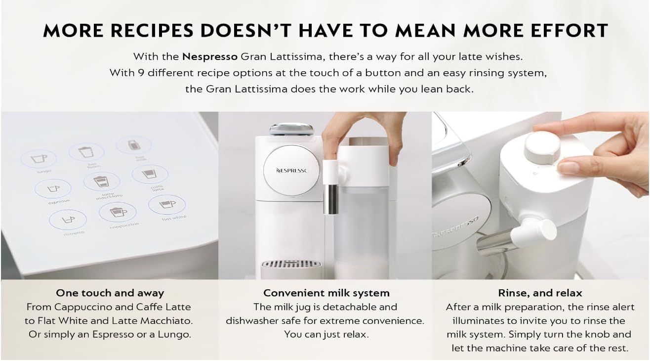 Nespresso OL Gran Lattissima White