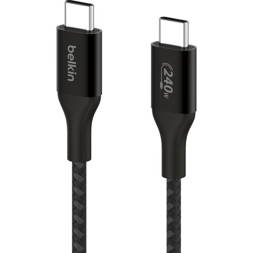 بيلكين - كابل - C إلى C - مضفر - 240W - 2م - أسود