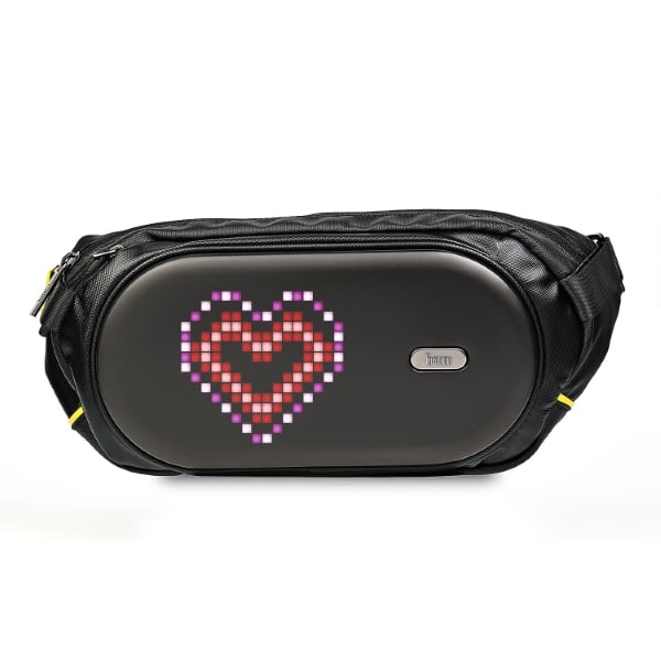 Divoom Pixoo Sling Bag-C With LED Customizable Animation Screen And App Control - Black